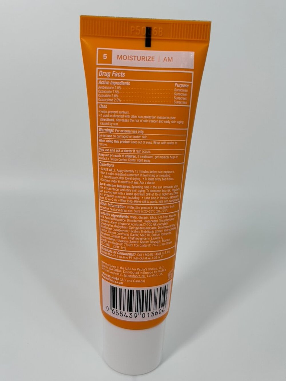 Paula’s Choice 5% Vitamin C SPF 50 Moisturizer Brightening Daily Sunscreen NIB - Picture 4 of 4